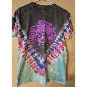 Jimi Hendrix Tie Die Purple Haze Small T Shirt Authentic Hendrix